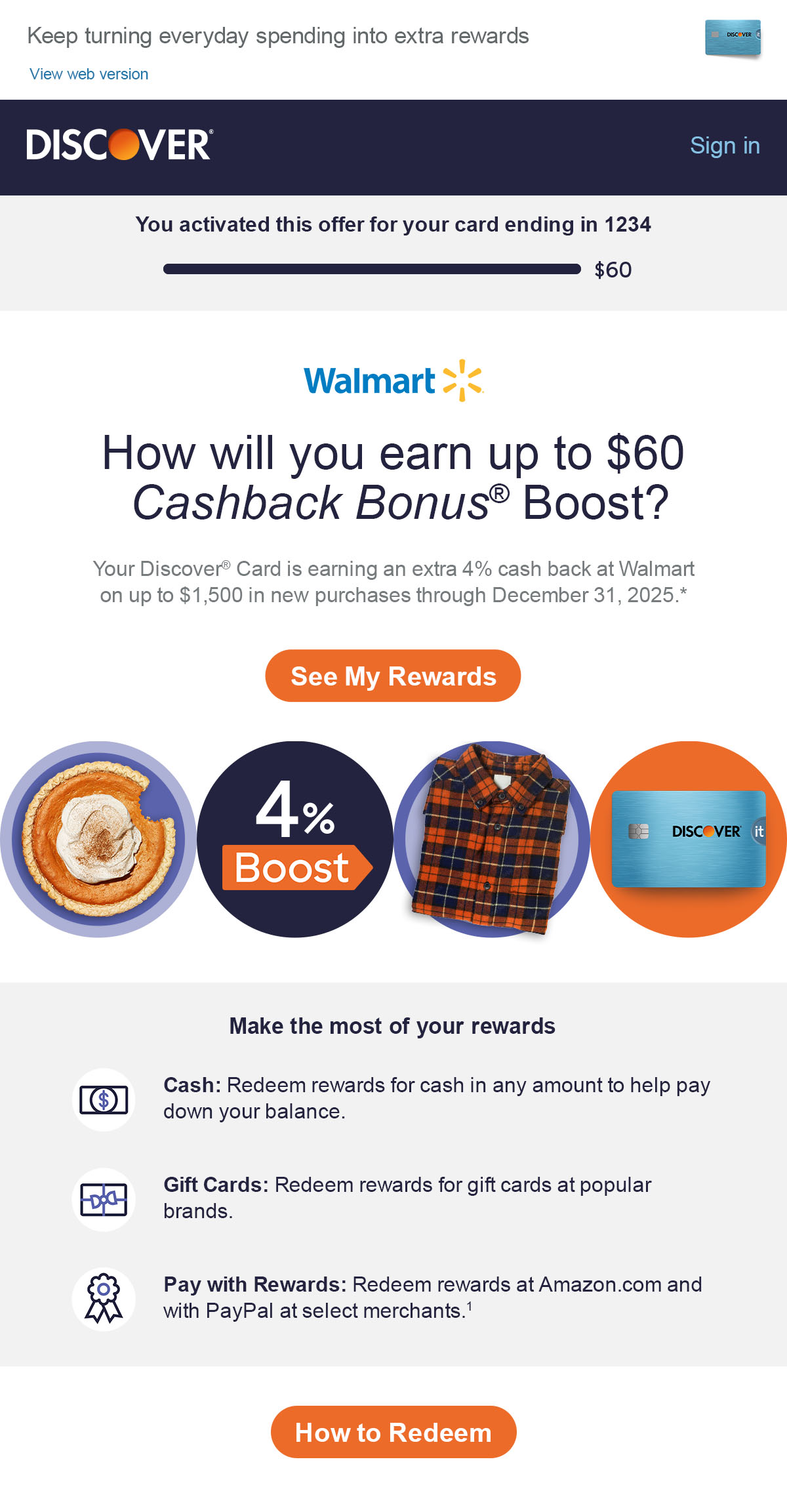 Walmart - Nurture 1 - Creative Test